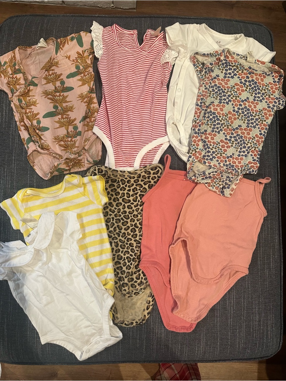 Baby girl summer onesie bundle
